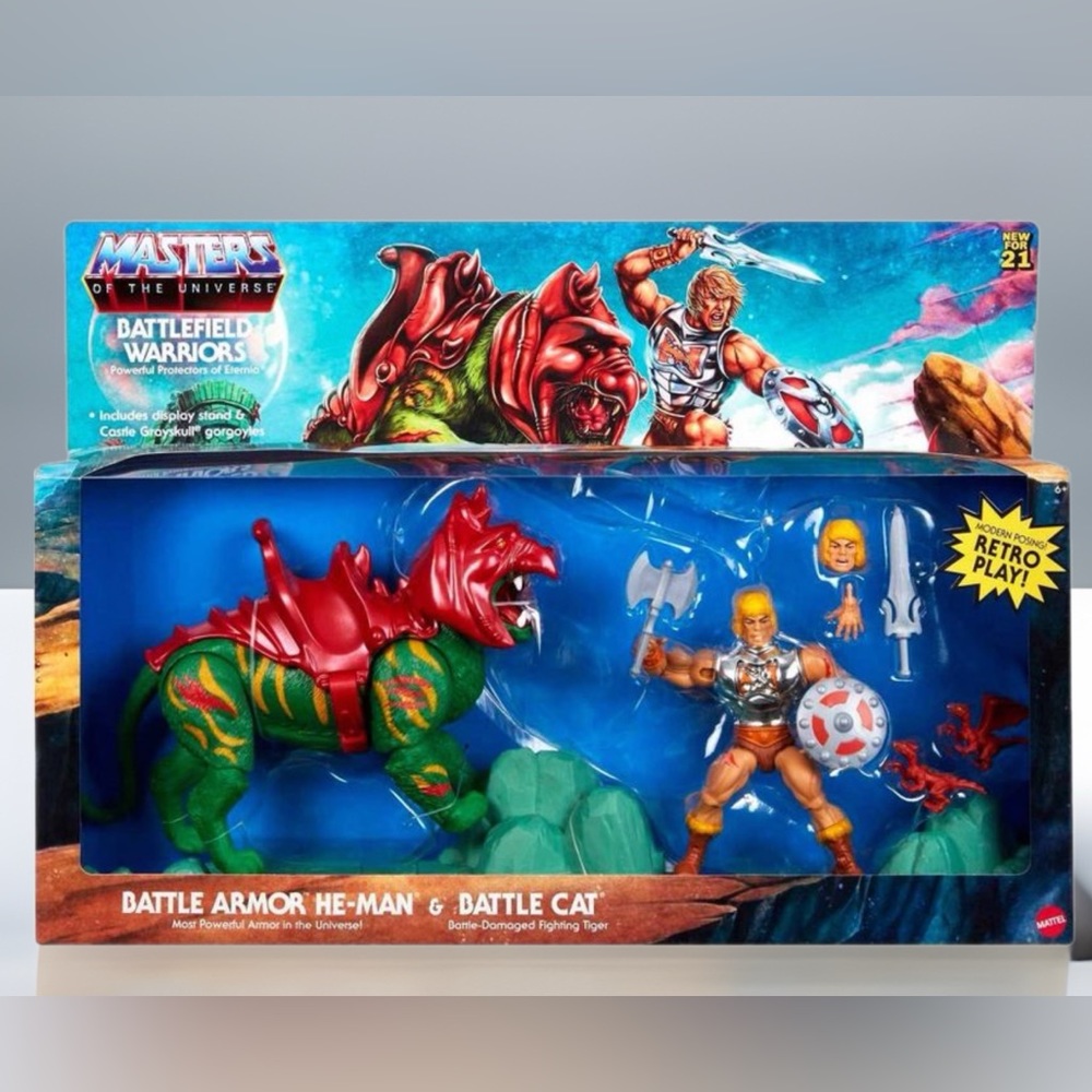 Masters of the Universe Origins Battlefield Warriors Figure 2pk Target Exclusive